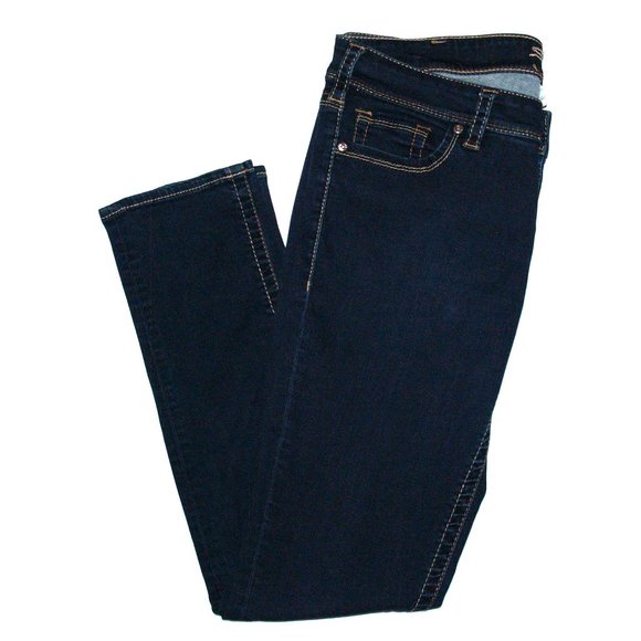 Silver Jeans - AIKO LOW-RISE SKINNY - DARK BLUE DENIM - SST439 - 34X29 - Picture 10 of 11